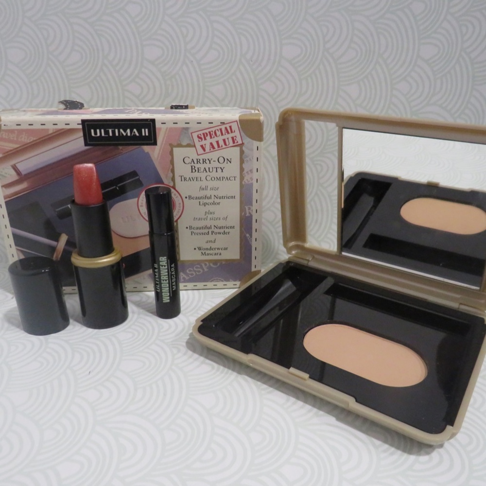 ULTIMA II💥CARRY ON BEAUTY TRAVEL COMPACT FULL SIZE - SET OF 3💥